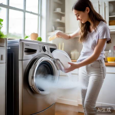 白醋小苏打清洁洗衣机,天然保养