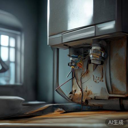 热水器电路老化，漏电隐患大。