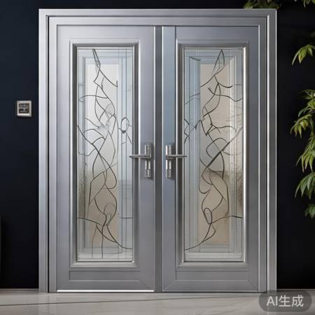 双层玻璃窗防盗门，隐私安全，美