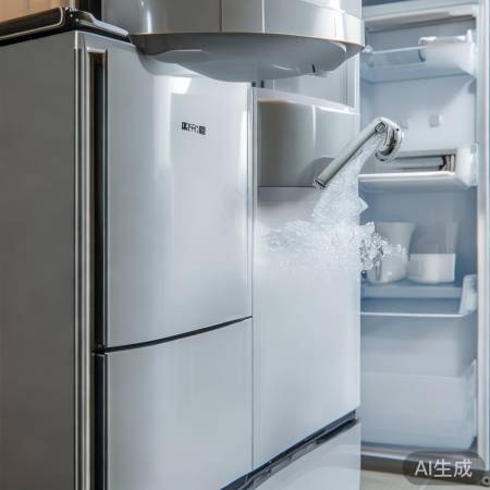 荣事达空气能冰峰：自动除霜，保