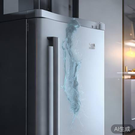 冰箱漏液:老化密封差,振动管道