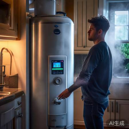 重启热水器，检温正常。