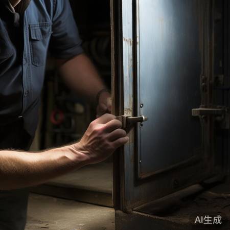 “防盗门嘎吱响？铰链积灰松动引