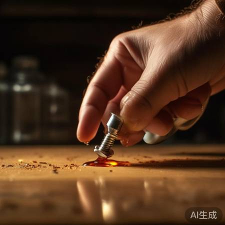 润滑解决螺丝拧不紧