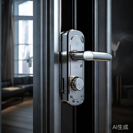 双重弹簧设计，静音稳定指纹锁