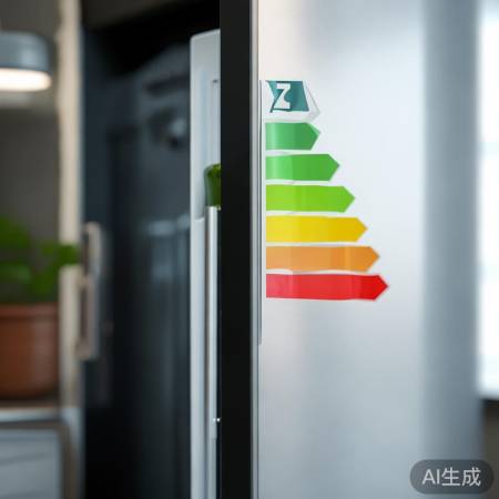 东芝冰箱，节能等级标识，1级最