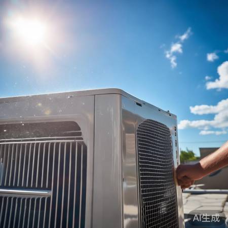 空调外机易积尘，湿布擦拭保清洁