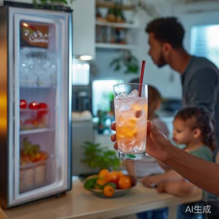 万利多制冰机冰箱，夏日清凉好伴