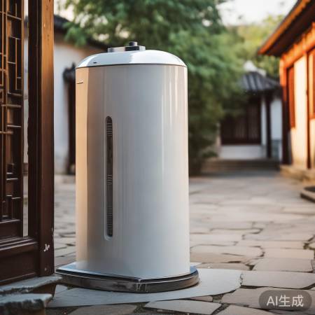 四合院热水器，简约自然美