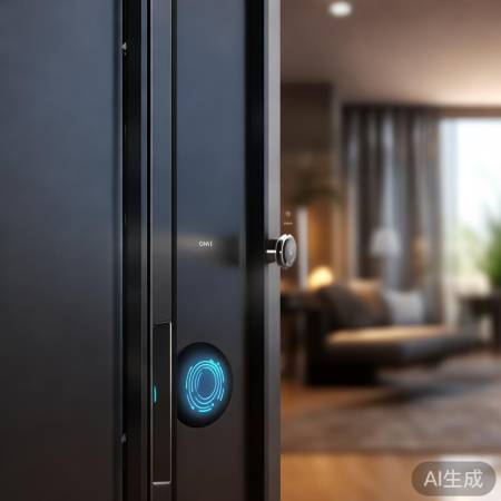 “小米指纹锁，安全升级两用锁”