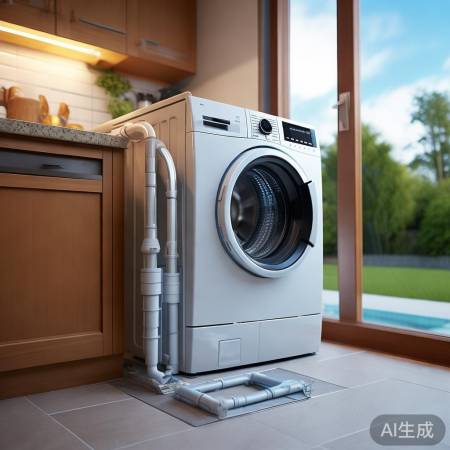 洗衣机排水难题?室外安装攻略来