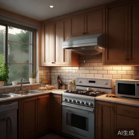 厨房通风不畅,开窗、装排风扇、