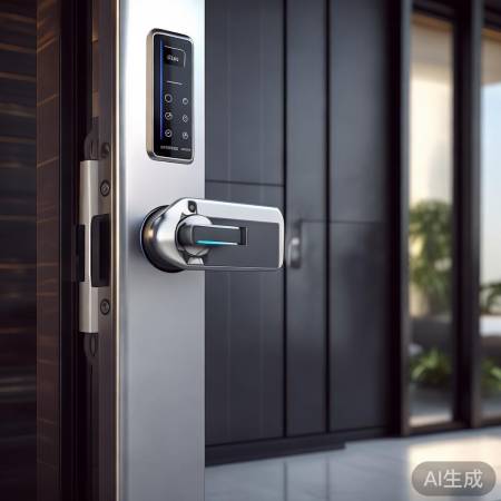 安全防盗门，智能锁多解锁。