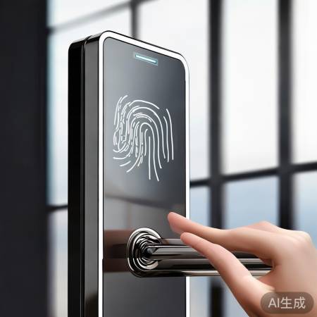 “小米智能锁，指纹解锁，多指纹