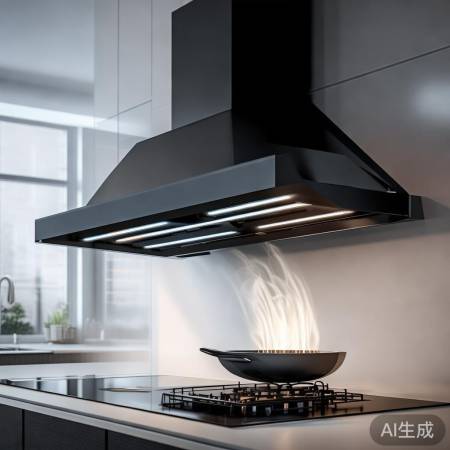 厨房利器，侧吸式抽油烟机，吸附