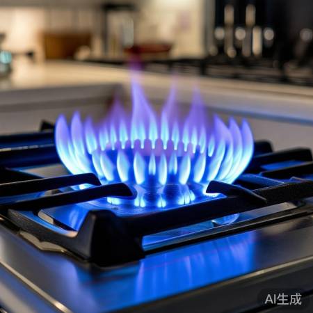 火焰颜色揭示燃气灶风门调节