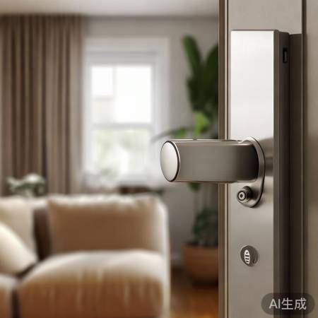 指纹锁把手，安全美观新选择