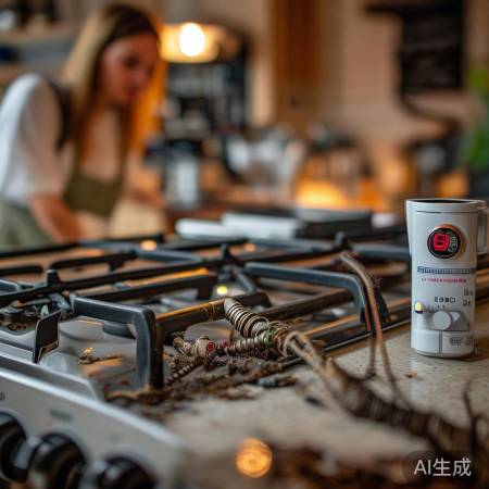 燃气压力低，灶具难启动