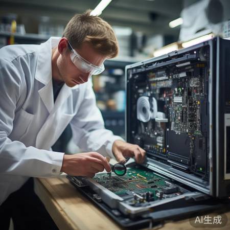 检视电视内部,确保散热无故障