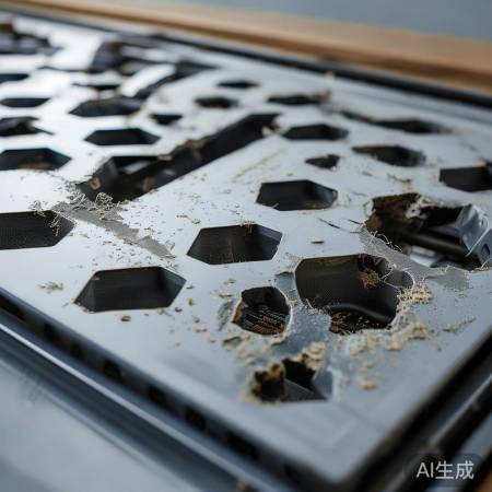 蜂窝网断裂，材料质量是关键。