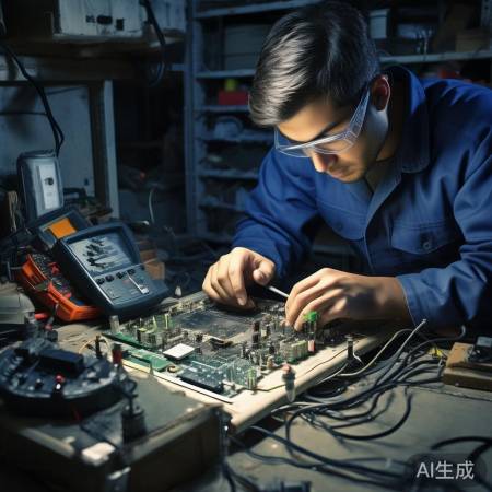 专业电工处理插座与电路问题