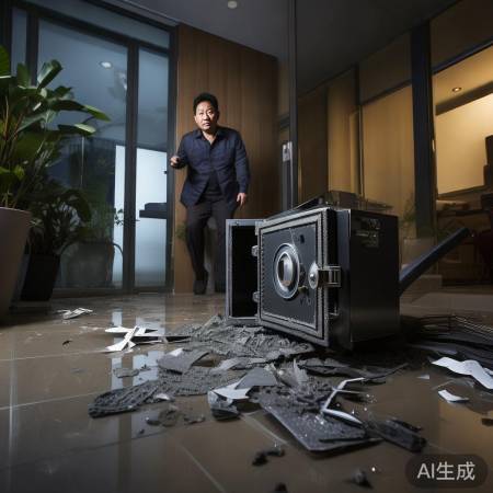 保险柜被撬，警醒财产安全