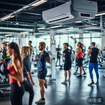 郑州健身房空调安装，避暑新选择