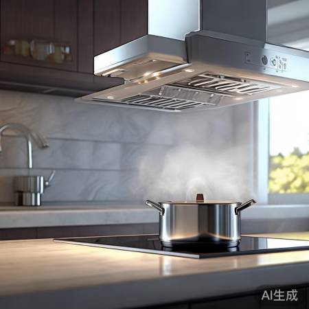 美的抽油烟机，调节智能，节能环