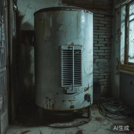 热水器老化隐患,安全风险高。