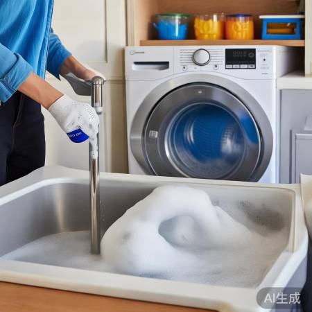 云米洗衣机清洁技巧，疏通下水管