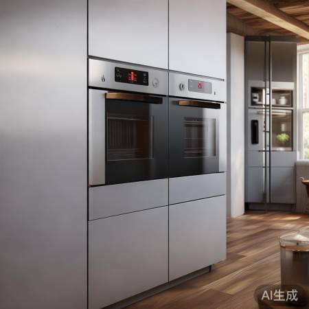 火星人集成灶烤箱:简约时尚,厨