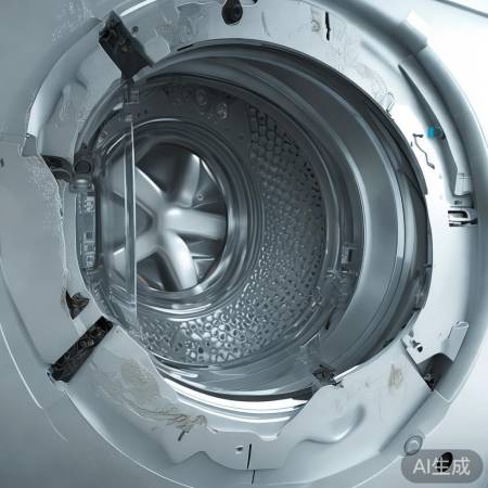 洗衣机内部故障致下沉