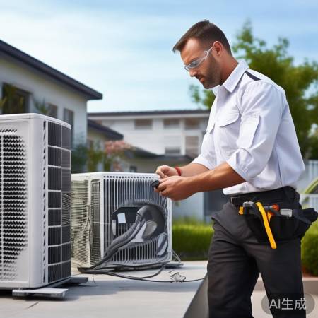 室外机电源线检查,及时更换破损
