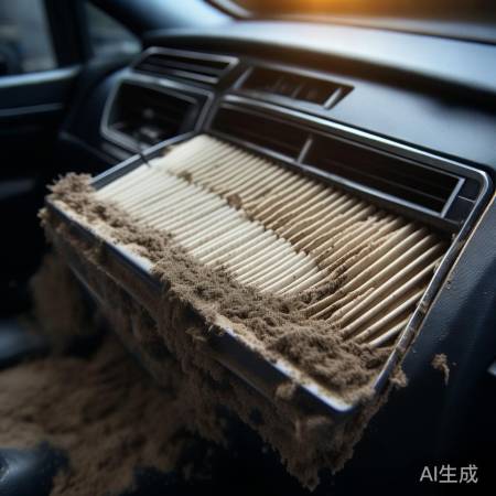 空调滤芯：环境恶劣或异味重时更