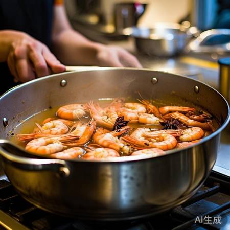 烹饪冻虾技巧:香料焖煮口感佳