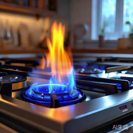 燃气灶火焰异常警报