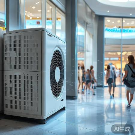 “空气能热泵,夏凉冬暖好帮手。