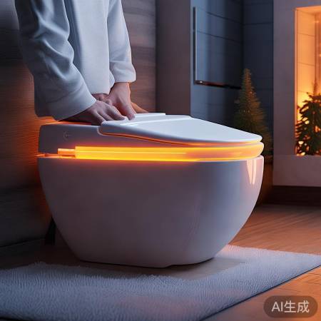 法恩莎智能马桶：座圈加热暖风烘