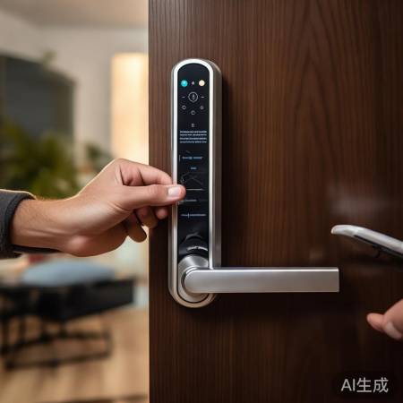 测试智能锁，检查功能正常，安装