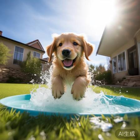 狗狗消毒，守护健康家园。