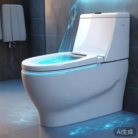 Gye智能马桶：自动冲洗烘干，