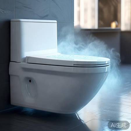 壁挂马桶自动烘干，告别卫生间潮