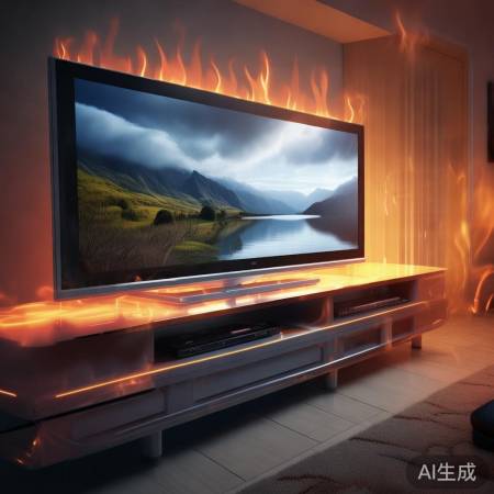 电视散热故障，影响正常运行