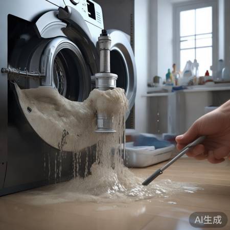 洗衣机进水阀堵塞，清理妙招。