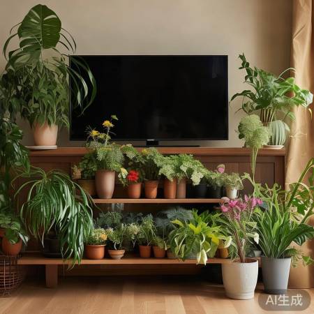 电视柜花卉摆放适宜性探讨