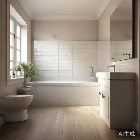 卫生间布局,宽敞宜拉开,狭小宜