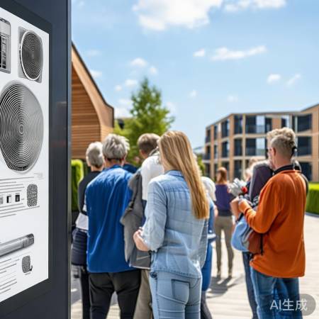 选购空气能小区,关注供暖、节能