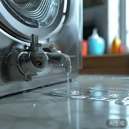 洗衣机滴水原因多，接口松动或老