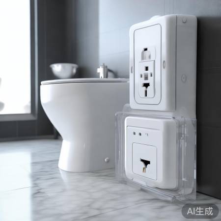 卫生间三孔插座防水防短路