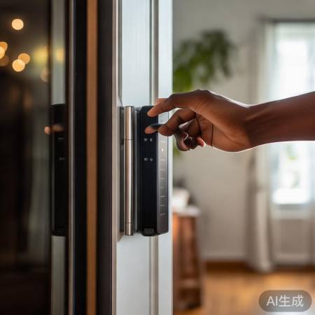 “智能锁芯轻松控，生活便捷新体